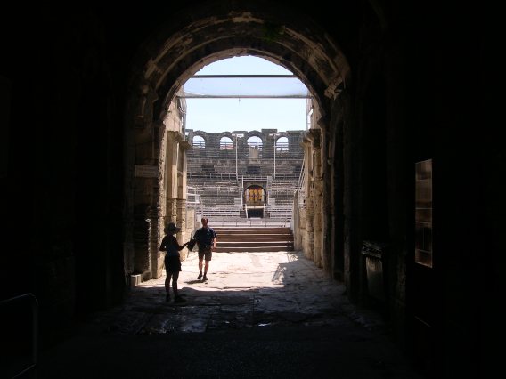  vue sur l'intrieur des arnes