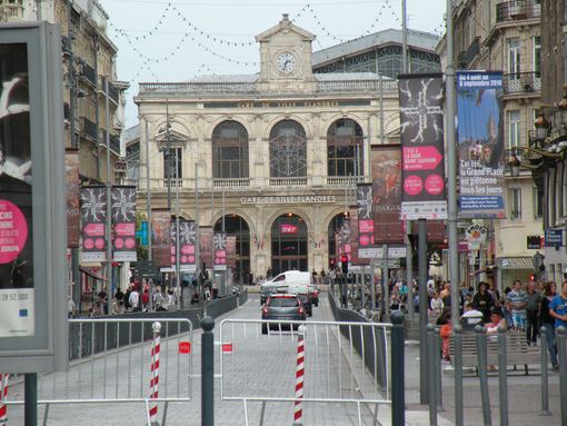  Gare de Lille Flandres au bout de la rue Faidherbe