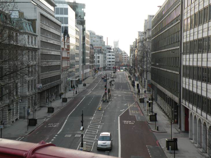  une rue de la City (Farringdon Street)