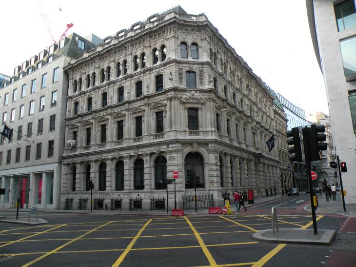  bel immeuble en pierres de taille, Gracechurch Street