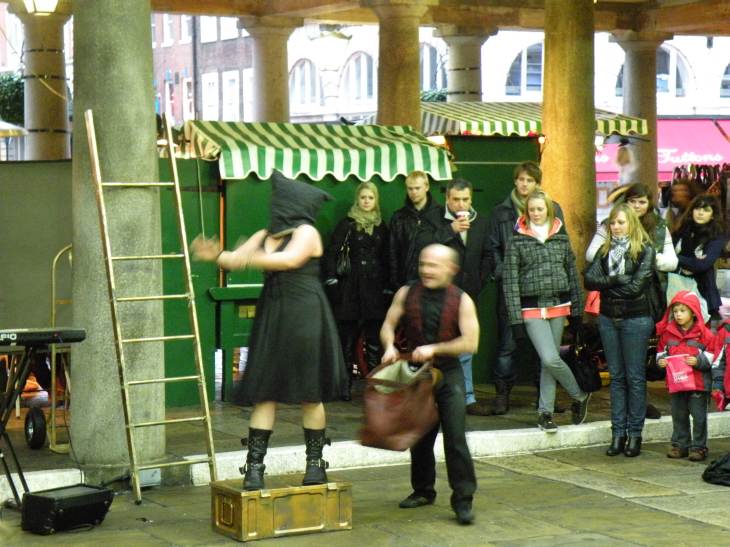  acteurs de rue, Covent Garden