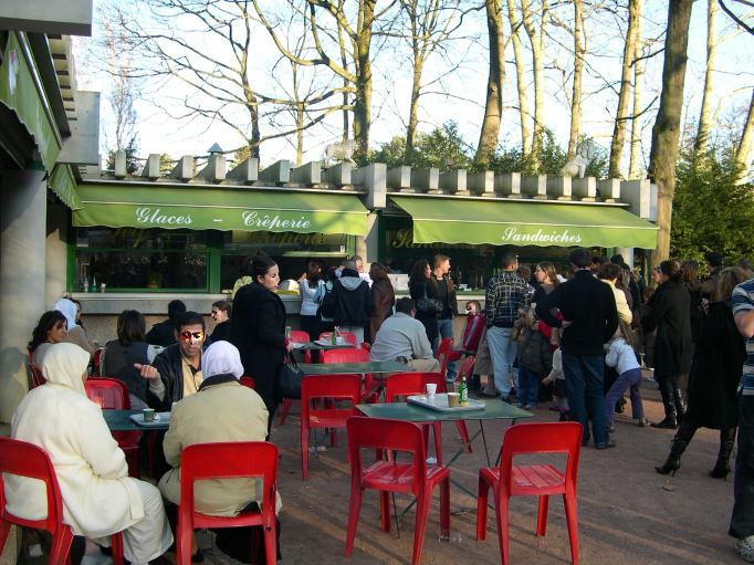  marchand de crpes, glaces et boissons, parc de la tte d'Or