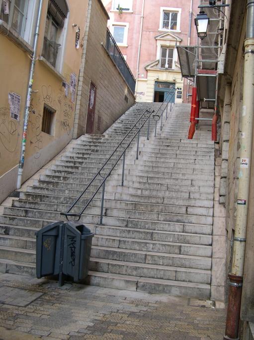  #Escalier, quartier de la Croix-Rousse