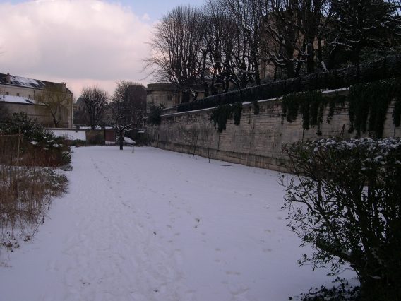  jardins de l'Observatoire sous la neige