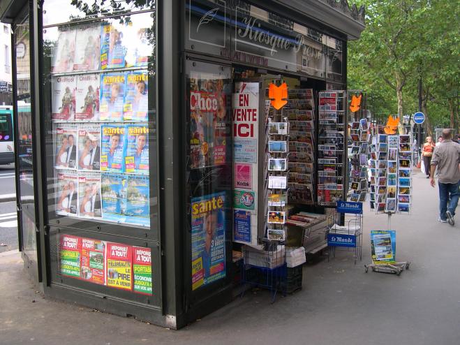  marchand de journaux et de magazines (5e)