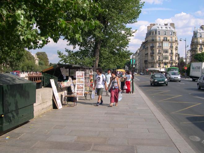  bouquinistes sur les quais