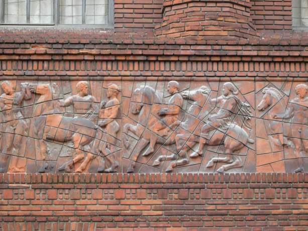  Frise sculpte (dtail), institut d'art et d'archologie - avenue de l'Observatoire, Paris 6e