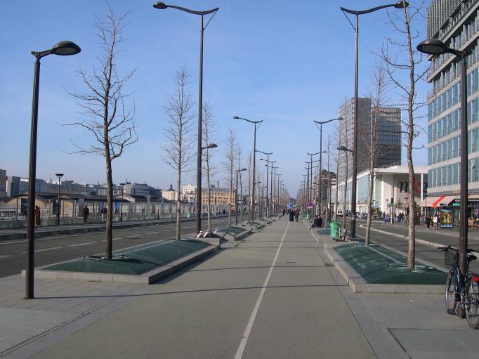  piste cyclable, avenue de France, 13e