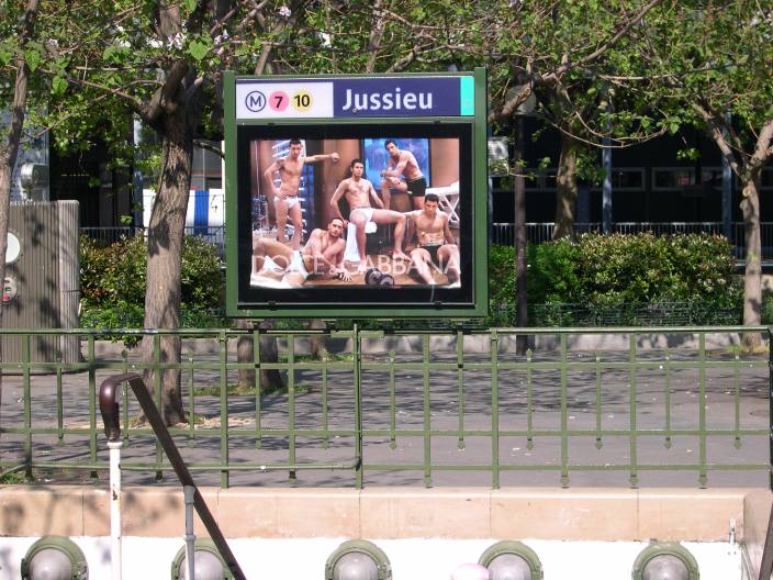  publicit du mtro Jussieu