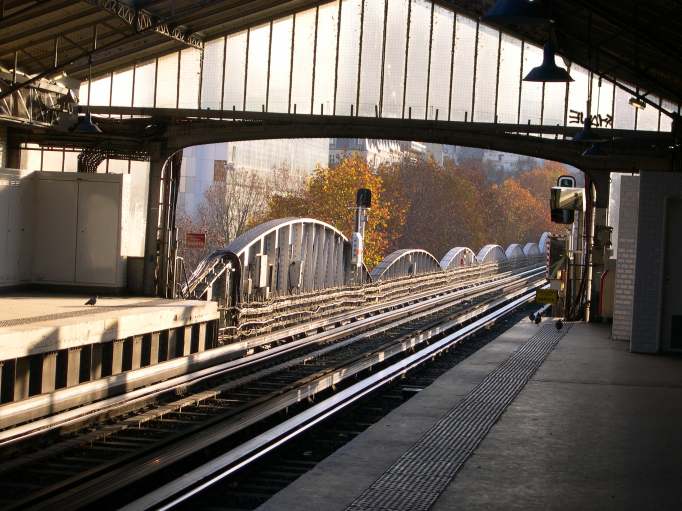  Vue depuis le mtro arien, ligne 6, station glacire