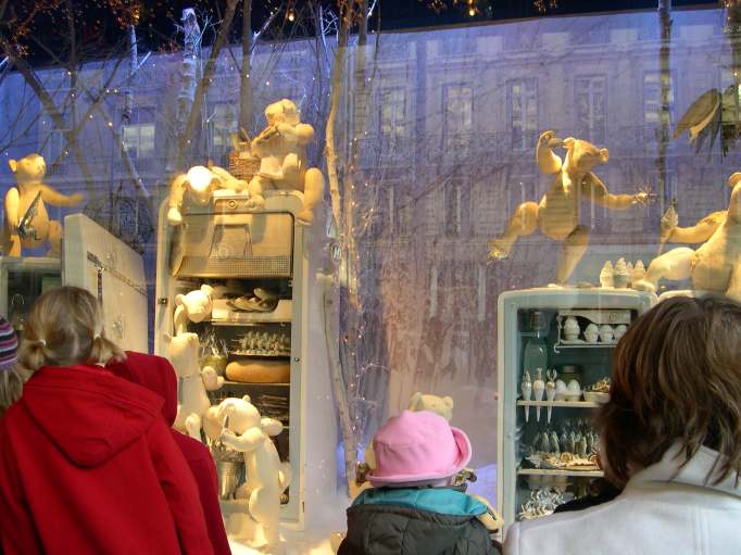  Vitrine de nol d'un grand magasin