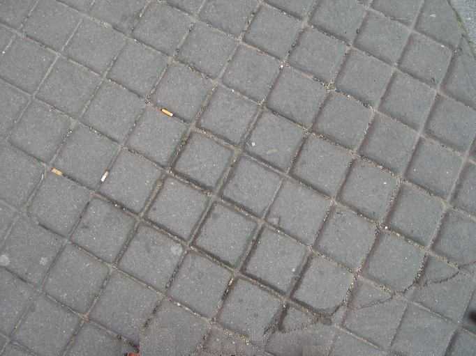  Photo satellite,   trs fort grossissement, d'une rue de Paris,