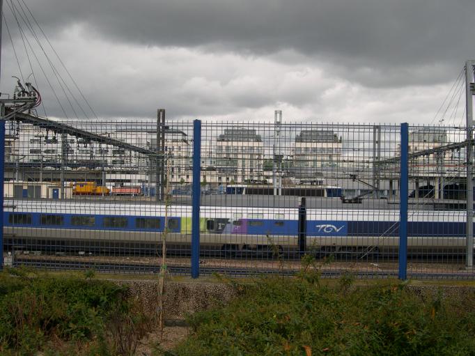  voies de chemin de fer, quartier de la gare Montparnasse