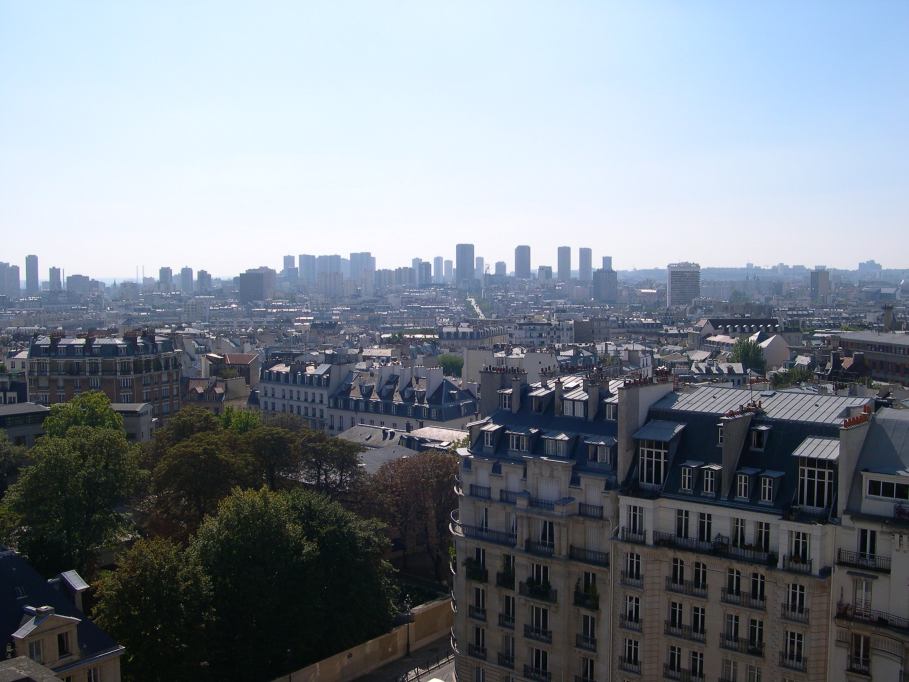  Les tours d'habitation du 13e arrondissement (au loin)