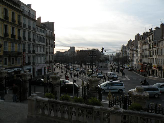  fin de journe sur la Canebire