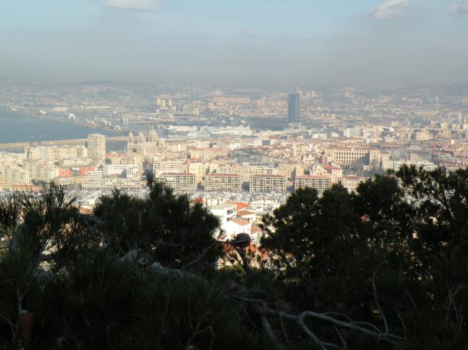  vue panoramique sur la zone portuaire