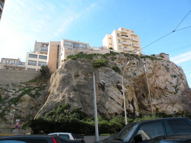  immeubles sur les falaises
