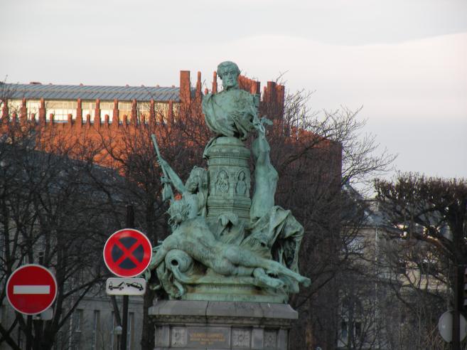  statue, carrefour Port-Royal