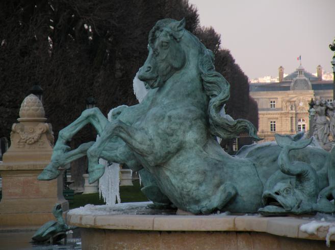  cheval de la Fontaine du jardin Marco Polo