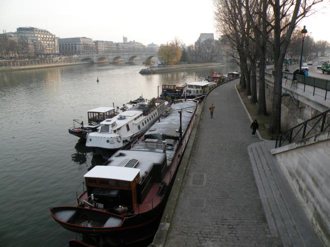  pniches sur la Seine