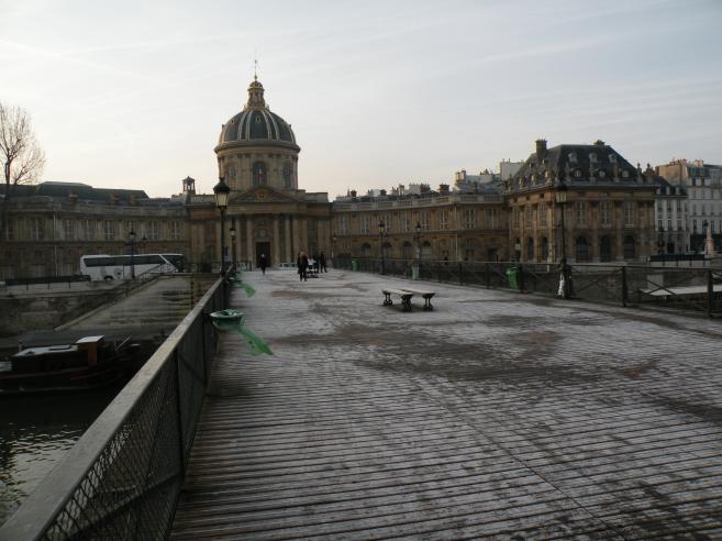  l'Institut vu de la passerelle des Arts
