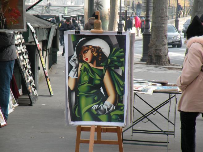  vente de toiles sur les quais