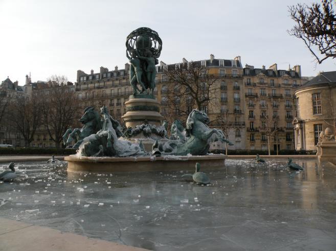  fontaine des Quatre Parties du Monde, jardin de l'Observatoire