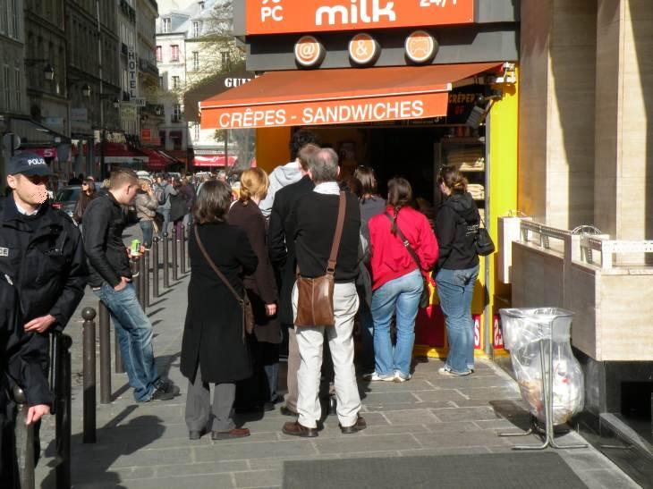  crepes-Sandwiches, rue de la Harpe