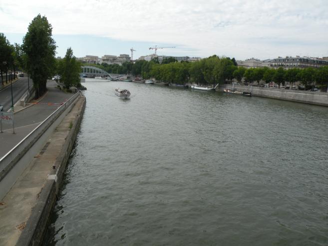  la Seine, vue du pont de l 'Alma