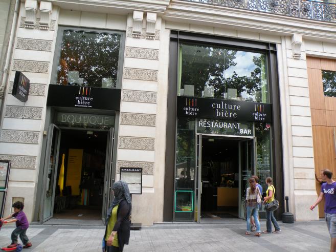  Culture Bire, caf restaurant, Champs Elyses