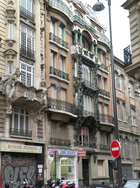   immeuble de style Art Nouveau, rue d'Abbeville