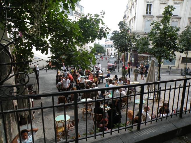  terrasse de caf, place Emile Coudeau