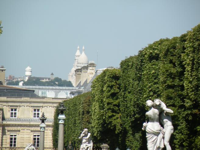  le Sacr Coeur, vu depuis les jardins de l'Observatoire