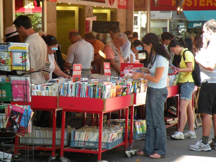  vente de livres d'occasion, Boulinier