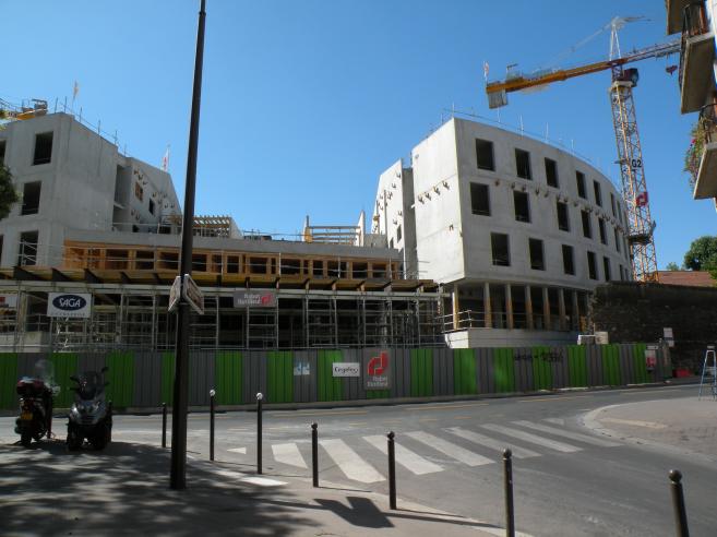  chantier du Centre hospitalier Sainte-Anne