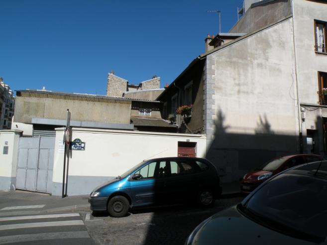  maison avec petite cour, rue de la Butte aux Cailles