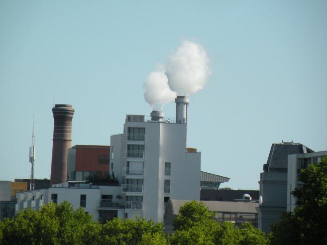  chemines de l'usine d'incinration