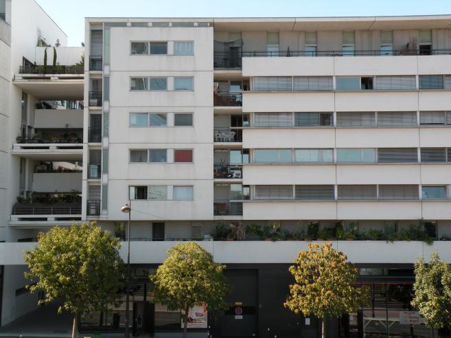  immeuble d'habitation avec grandes terrasses, 13e