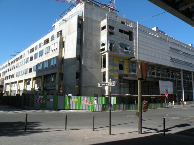  immeuble en construction, Hpital de la Piti Salpetriere