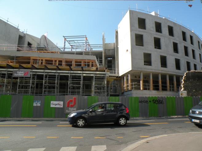  chantier de construction, Hpital Sainte-Anne