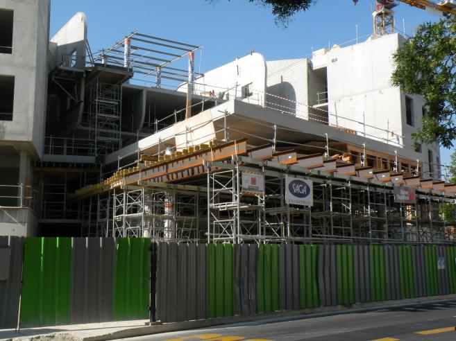  immeuble en construction, centre hospitalier Sainte-Anne