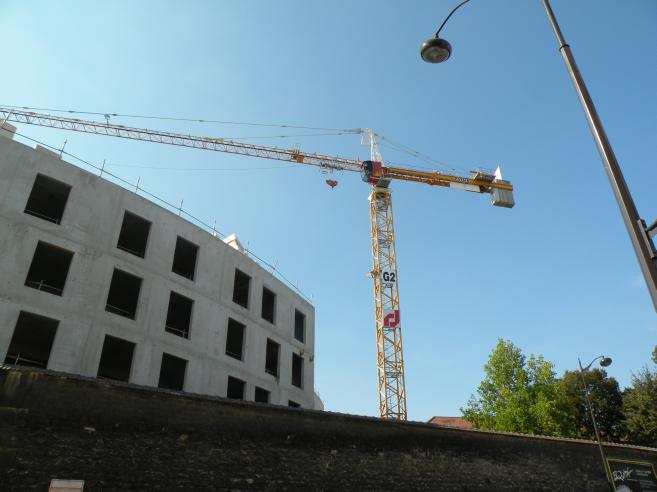  grue sur un chantier
