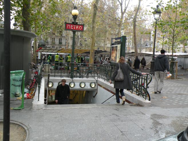  bouche de mtro, place Monge