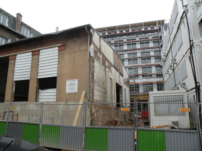 Institut de Physique du Globe de Paris, immeuble en construction