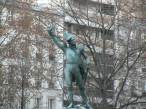  statue du Marchal Ney, leve  l'endroit o il fut excut