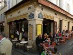  bar restaurant; angle rue mouffetard, rue de l'Arbalete