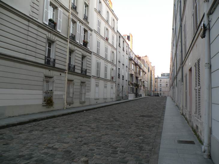  rue d'Enfer au lever du soleil