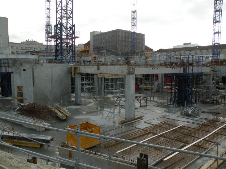  futur hpital en construction, mtro Duroc