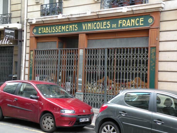  etablissements vinicoles de France, rue Vaneau