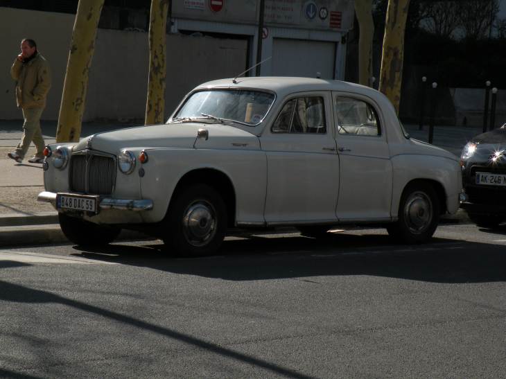  voiture de collection anglaise: Rover P4 (annes 60)